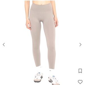 Set Active Sculptflex Power Leggings in Beige Sz S #0701